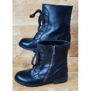 Reaction Kenneth Cole - Autumn - Black and Rainbow - Boots Size 4